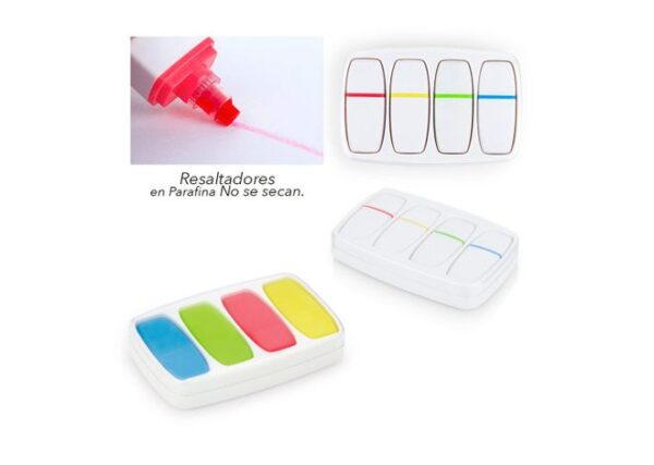 ES0641 Set Resaltadores Gel x 4 Cube