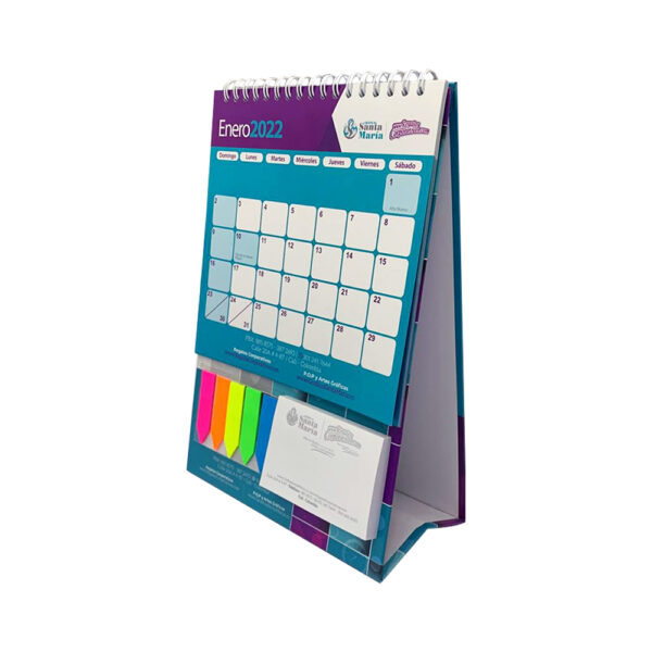 Calendario con Tacos y Banderitas - Vertical