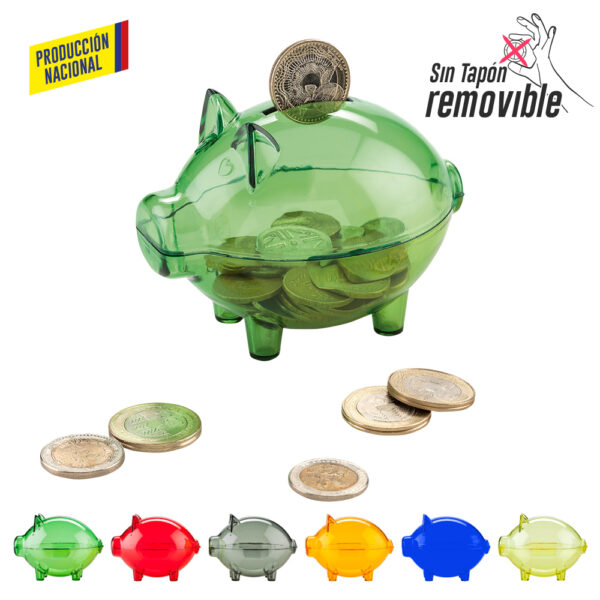 VA-464 Alcancia Mini Cerdito Cristal