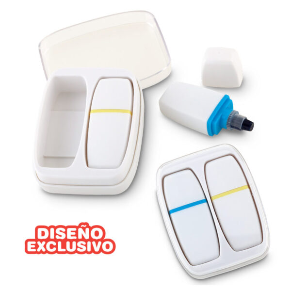 OF-456-2   Estuche Para 2 Resaltadores En Cera Adam
