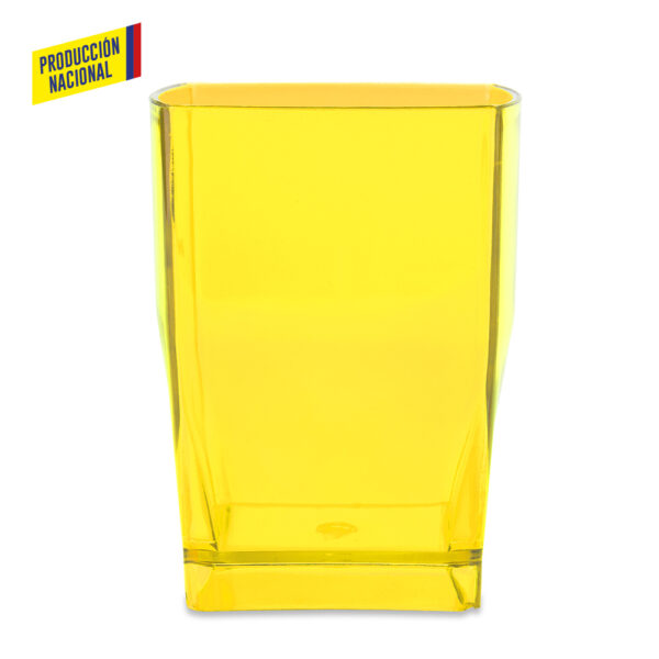 Vaso Cuadrado 7oz Cristal - MU-48  Produccion Nacional - Imagen 3