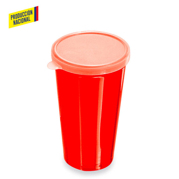 Vaso Tapa Plástico - VA-223   Producción Nacional - Imagen 4