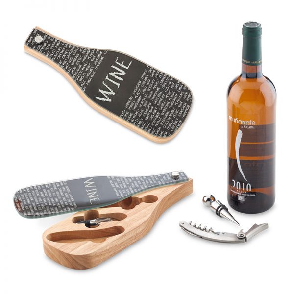 HO-247 Set De Vino Con Vidrio