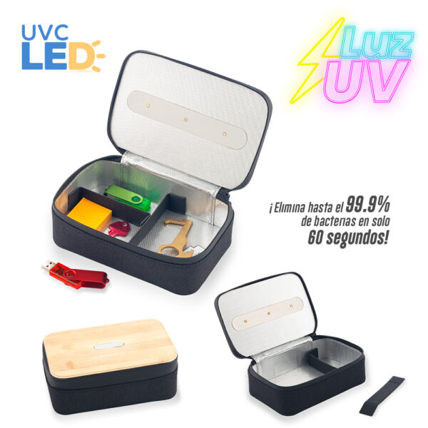 TE-369 Organizador Multiusos con Esterilizador UVC LED