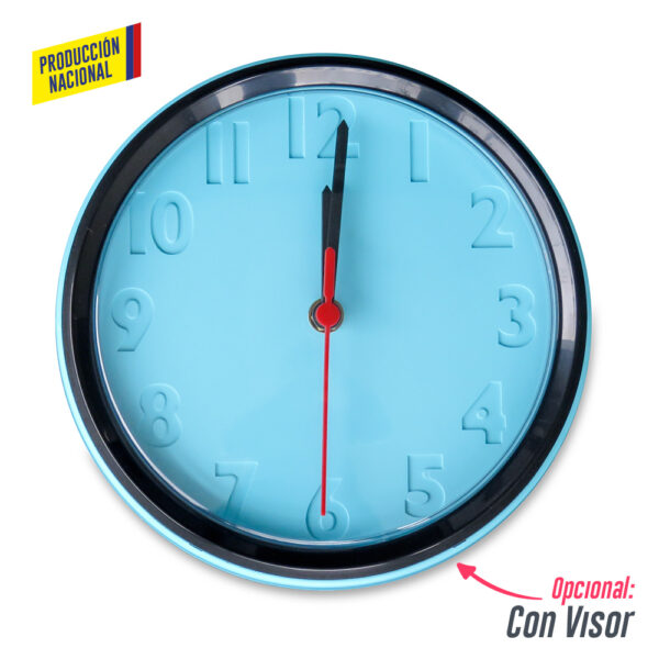 RE-199   Reloj de Pared Colors - Producción Nacional - Imagen 8