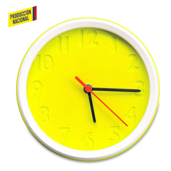 RE-199   Reloj de Pared Colors - Producción Nacional - Imagen 6