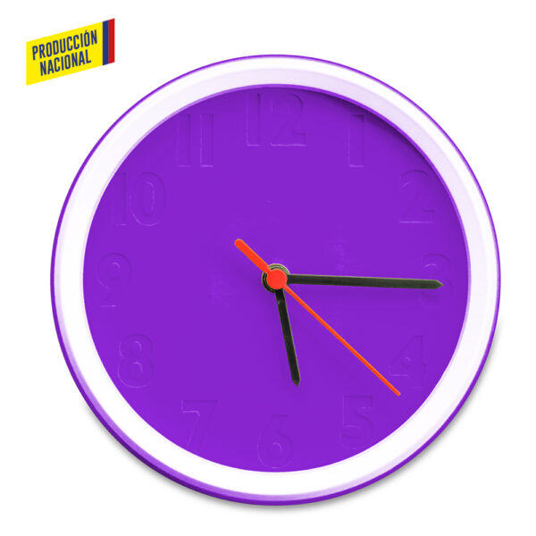RE-199   Reloj de Pared Colors - Producción Nacional - Imagen 5