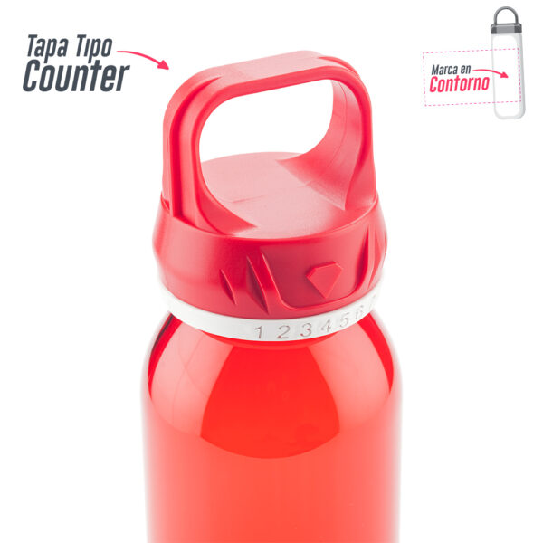 MU-293   Botilito Plástico Counter 650ml - Imagen 2