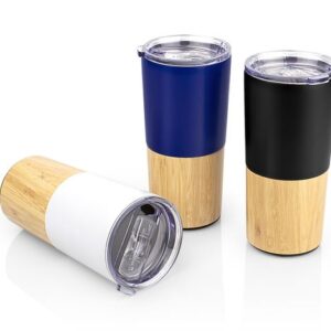 VASO BAMBOO Y PLASTICO