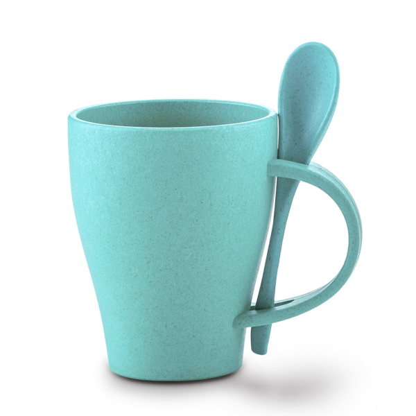 Mug Plástico con Cuchara Tiffany  - MU-328  - Producción Nacional - Imagen 6