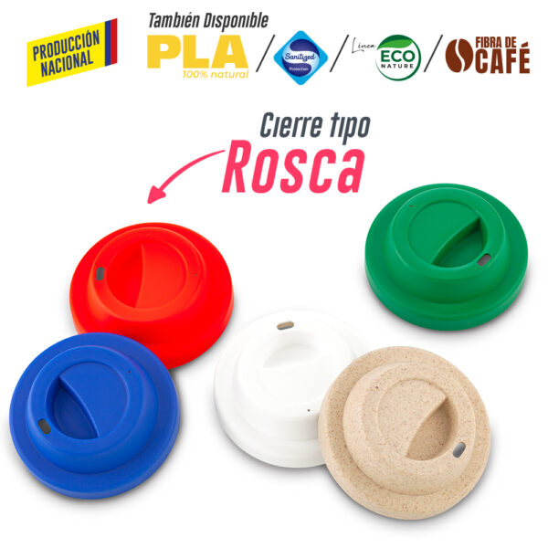 MU-331   Mug Plastico Coffee Plus 12oz- Producción Nacional - Imagen 3