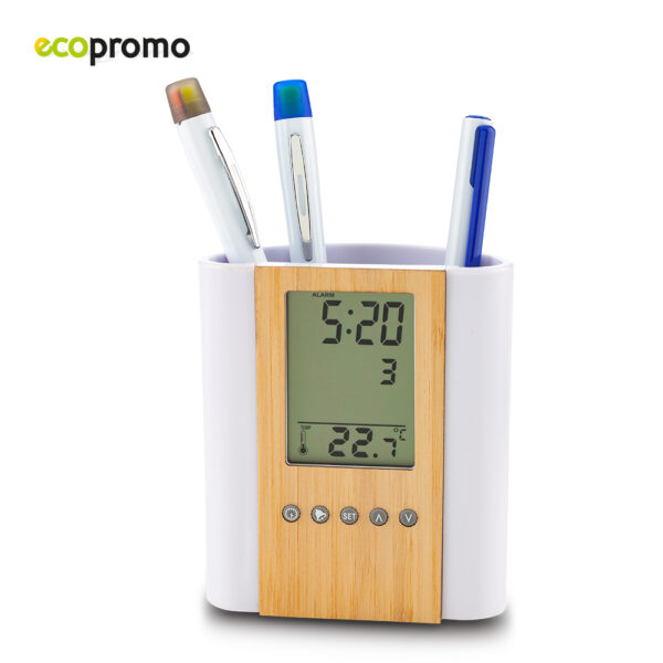 OF-597   Reloj Portaboligrafo Crystal Bamboo - Imagen 2