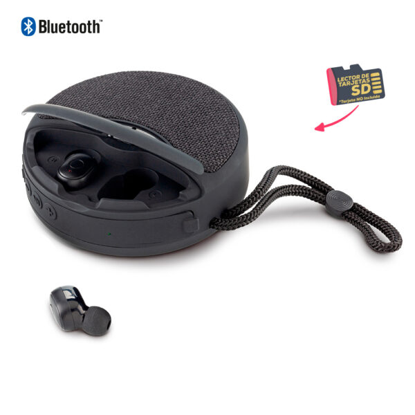 TE-499   Speaker Bluetooth con Audífonos - Imagen 2