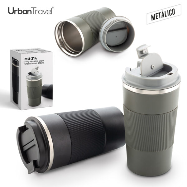 MU-314   Mug Metálico Grant Urban Travel 500ml