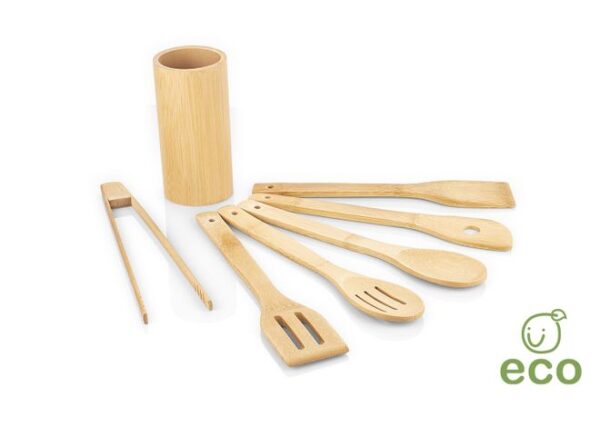 HO0365    Set de cubiertos Bamboo - Imagen 2