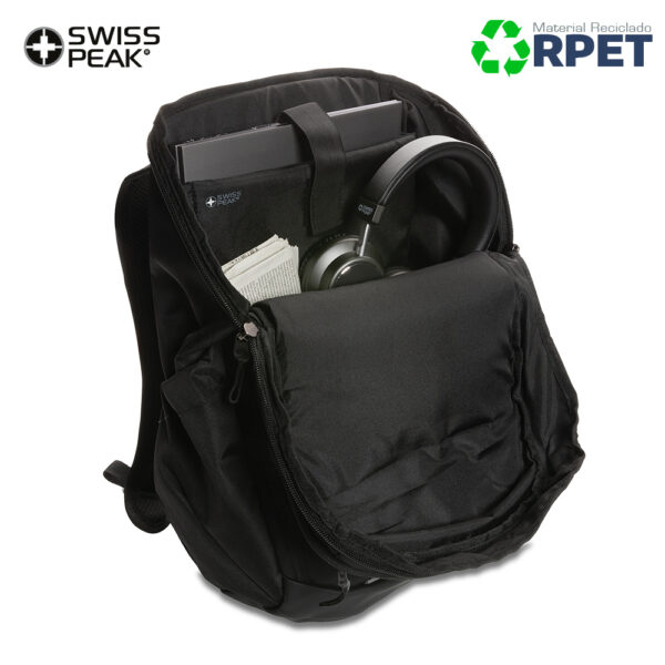 VA-1004   Morral Backpack RPET Swisspeak - Imagen 4