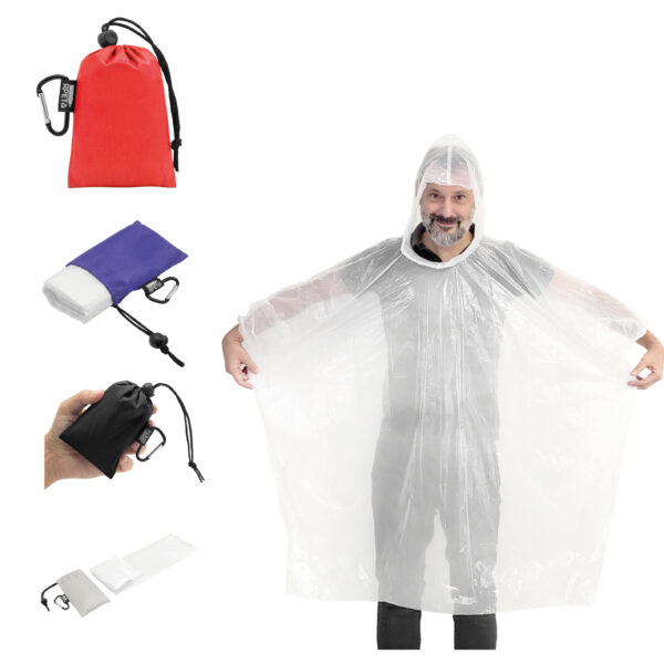 T649 Poncho Impermeable Para lluvia Rainy - Imagen 4