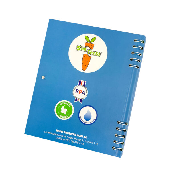 Cuaderno Portalapicero con lomo 17 x 24 cms. - Imagen 3