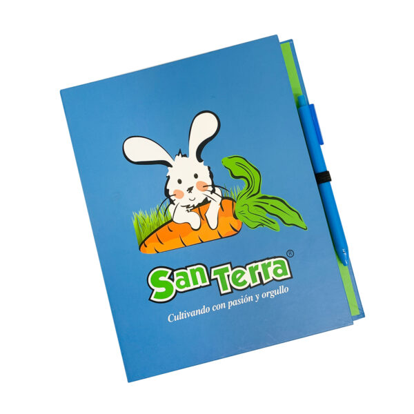 Cuaderno Portalapicero con lomo 17 x 24 cms.