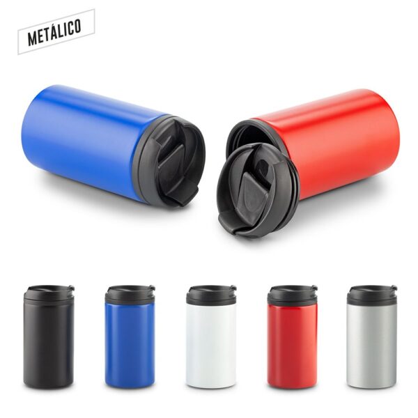 MU-343  Mug Metálico Troy 300ml