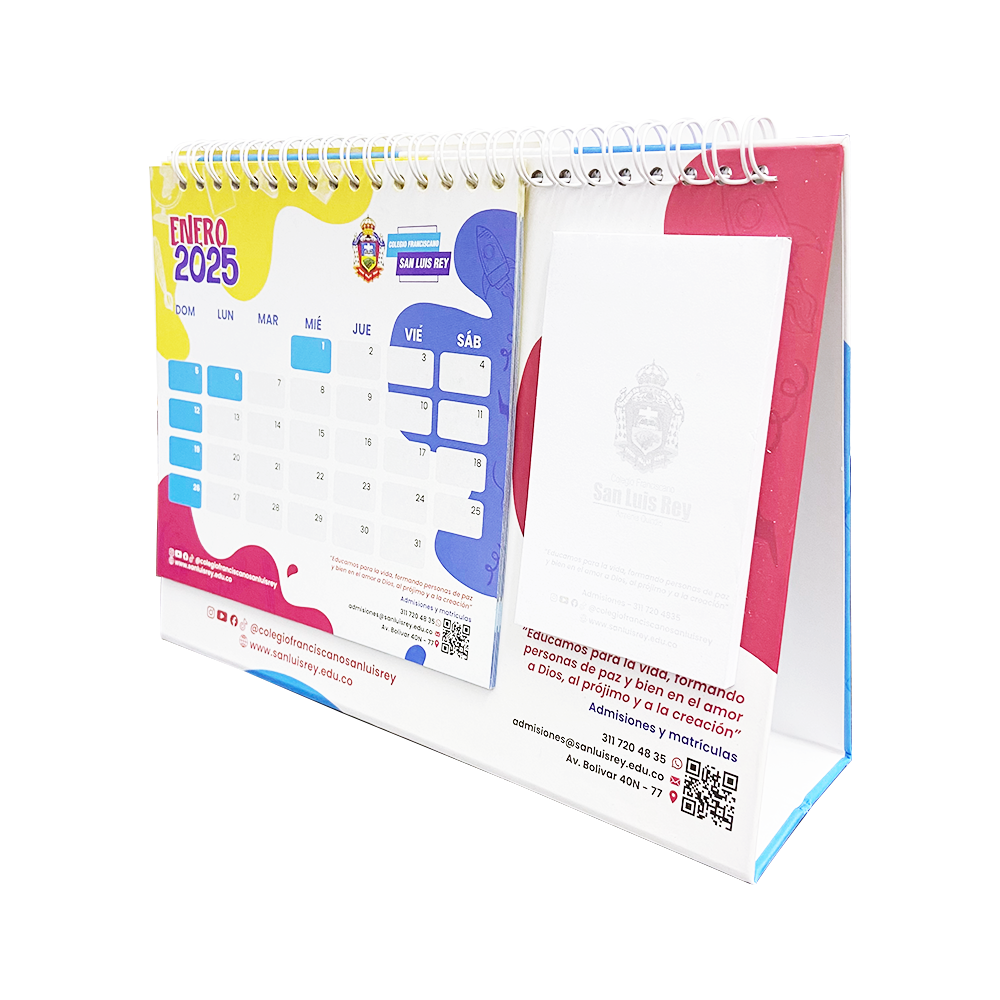 Calendario Con Taco - Horizontal