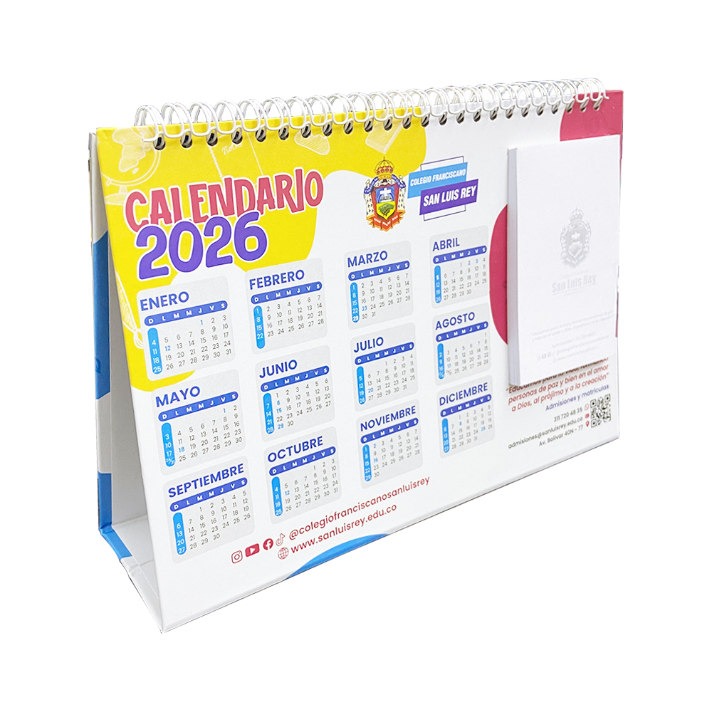 Calendario Con Taco - Horizontal - Imagen 5