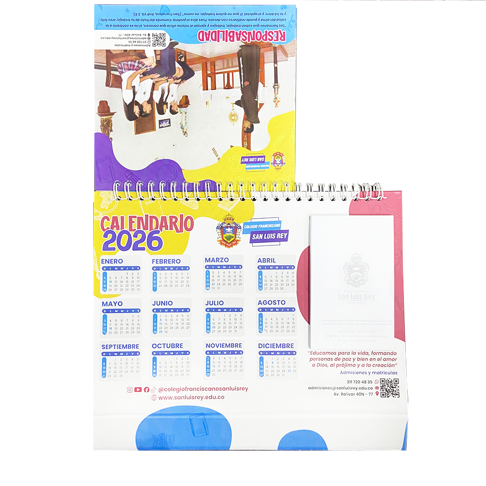 Calendario Con Taco - Horizontal - Imagen 3