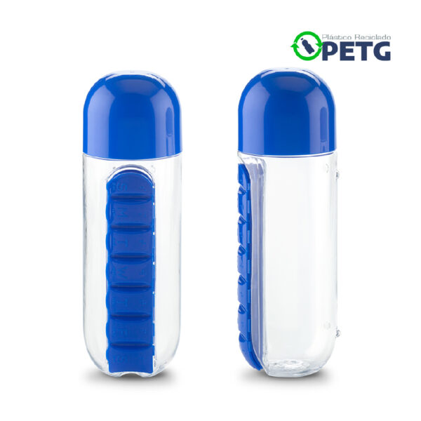 Botilito Plástico con pastillero Pillbox 750ml - MU-322 - Imagen 3