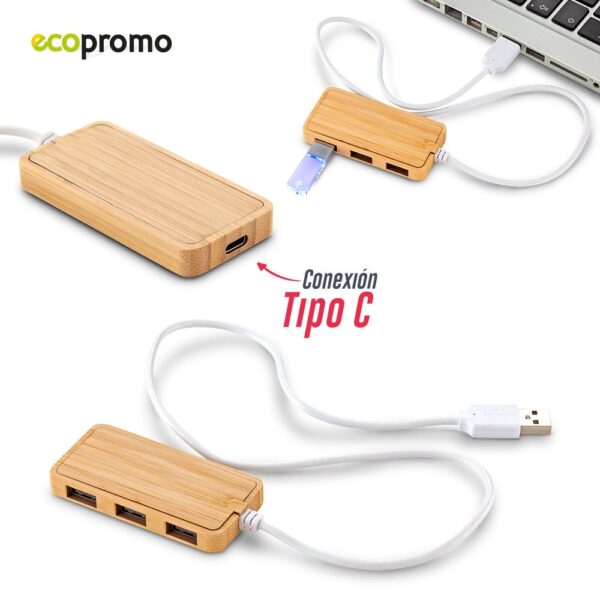 TE-516  Puerto USB Bamboo Spirit