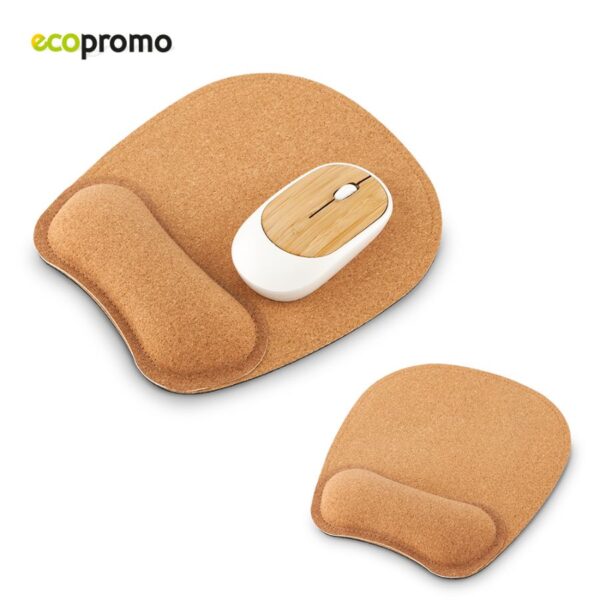 VA-1044 Mouse Pad Cork con Apoya Muñecas