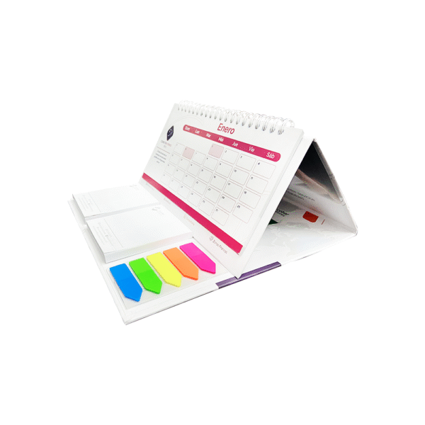 Calendario Con Tacos y Banderitas - Horizontal