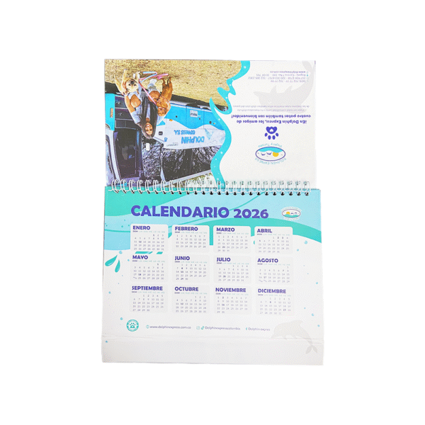 Calendario Horizontal Fibra Sólida - Imagen 2