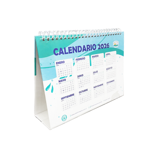 Calendario Horizontal Fibra Sólida - Imagen 3