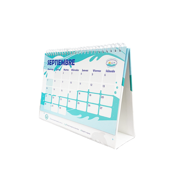 Calendario Horizontal Fibra Sólida