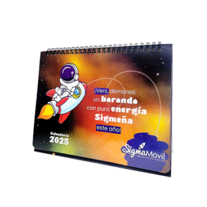 Calendario Grande Base Impresa 23 x 17 Cms – Puntas Redondeadas