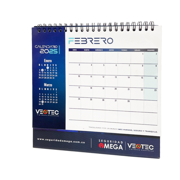 Calendario Fibra Sólida De 19.5 x 18 cm - Imagen 2