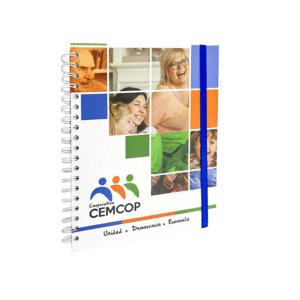 Cuaderno Con Resorte  20.5 X 26 Cms